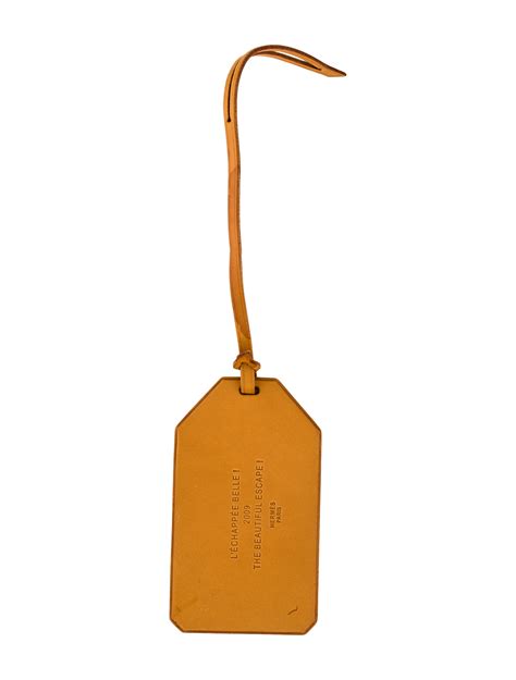 hermes bag tag|hermes luggage tags.